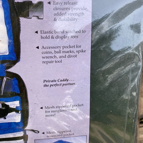 HALF MOON BAY GOLF PRIVATE CADDY - CADDY ORGANIZER NEW! - Picture 5 of 8